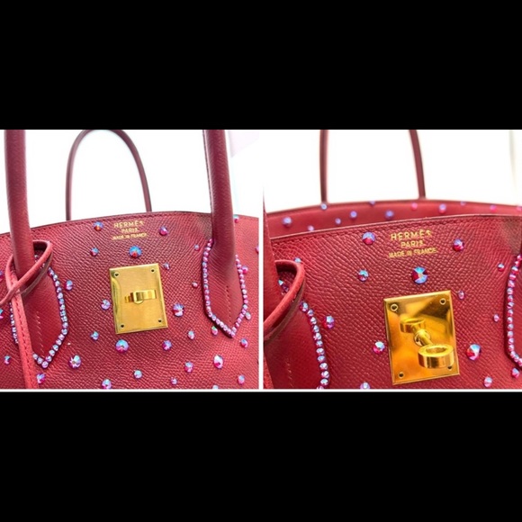 Hermes strassed Birkin 35 Paris Hilton - Picture 7 of 17